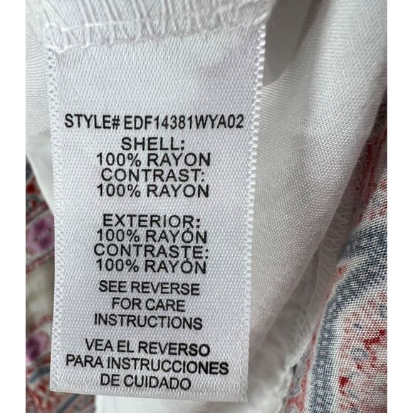 Altar'd State Dress L Multicolor Bandana Print Sleeveless Flowy Boho Western - Picture 12 of 14